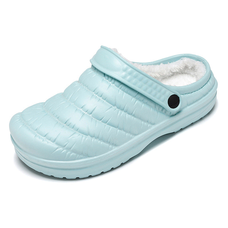 Sole Rubber EVA Applicable Neutral Waterproof Non-slip Plush Cotton Shoes