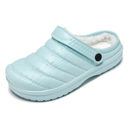 Sole Rubber EVA Applicable Neutral Waterproof Non-slip Plush Cotton Shoes