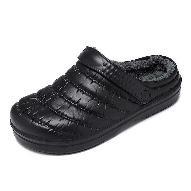 Sole Rubber EVA Applicable Neutral Waterproof Non-slip Plush Cotton Shoes