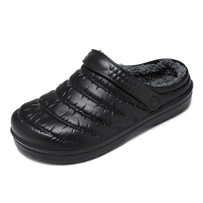 Sole Rubber EVA Applicable Neutral Waterproof Non-slip Plush Cotton Shoes