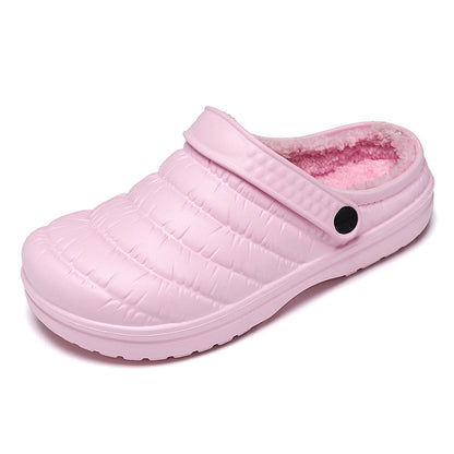 Sole Rubber EVA Applicable Neutral Waterproof Non-slip Plush Cotton Shoes