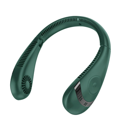 Halterneck Fan USB Bean Bag Outdoor Men's and Women's Halter Digital Display Foldable Mute Student Leaf-Free Halterneck Little Fan